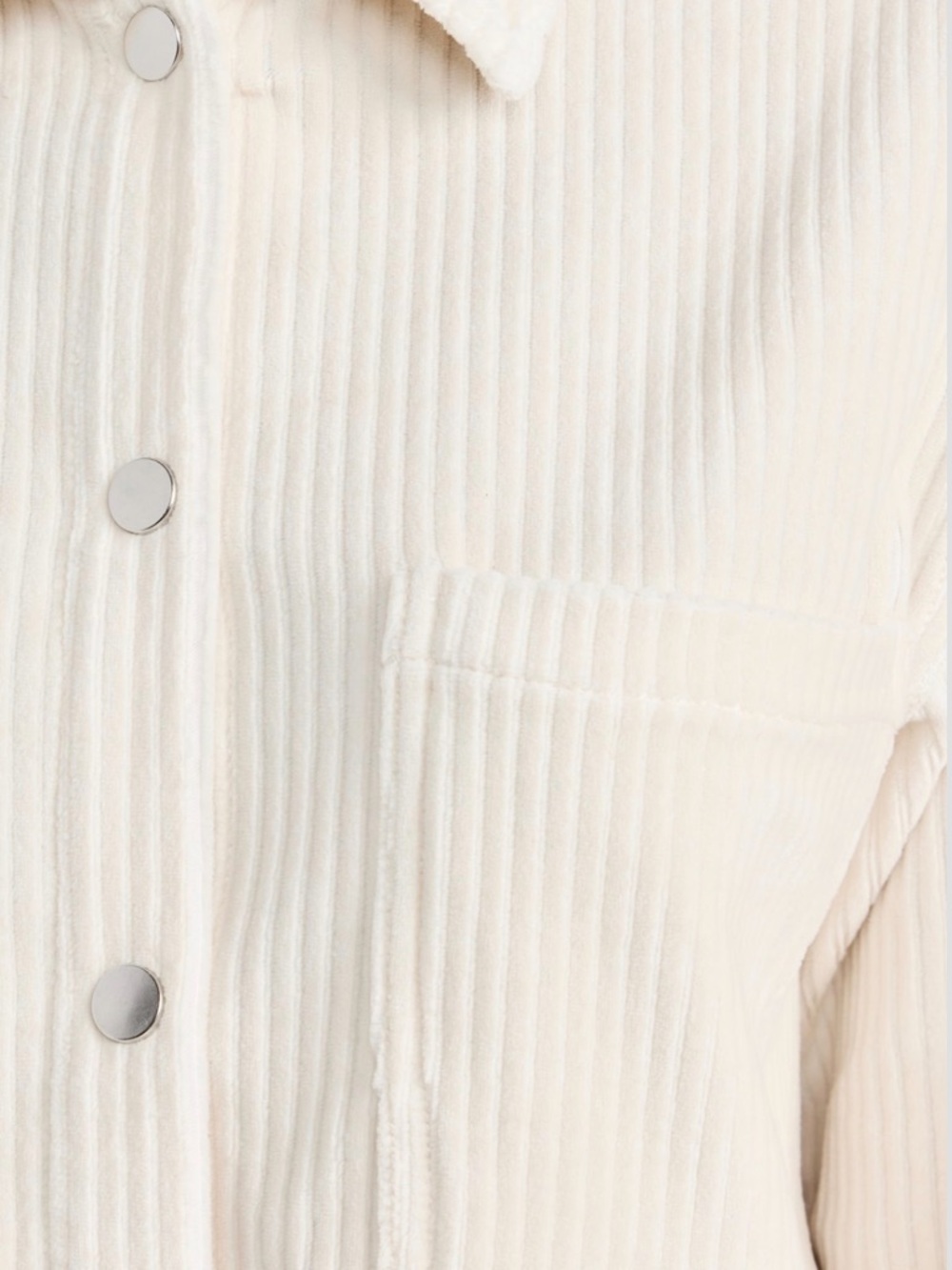 Z Supply Cream Utility Shacket - Picture 4 of 8
